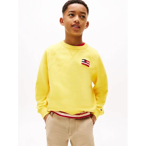 Sweat Décontracté Hilfiger Flag Hilfiger Flag Relaxed Sweatshirt/Star Fruit Yellow - 140 Cm