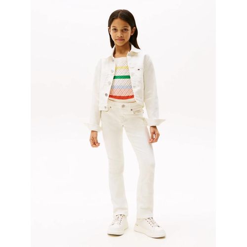 Jean Évasé Blanc Flare White Jeans/White - 92 Cm