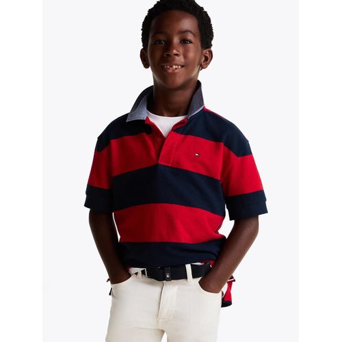 Polo À Rayures Rugby Bold Stripe Polo Ss/Multi - 74 Cm