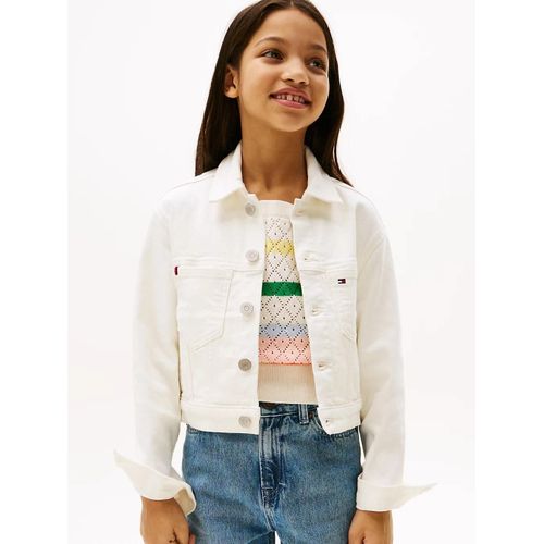 Veste Trucker En Denim Blanc Denim Trucker White/White - 5