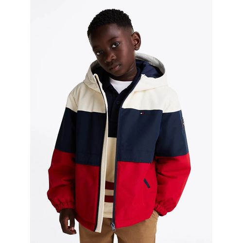 Veste Rembourrée Colour-Block À Capuche Ribstop Padded Hd Jacket/Multi - 80 Cm