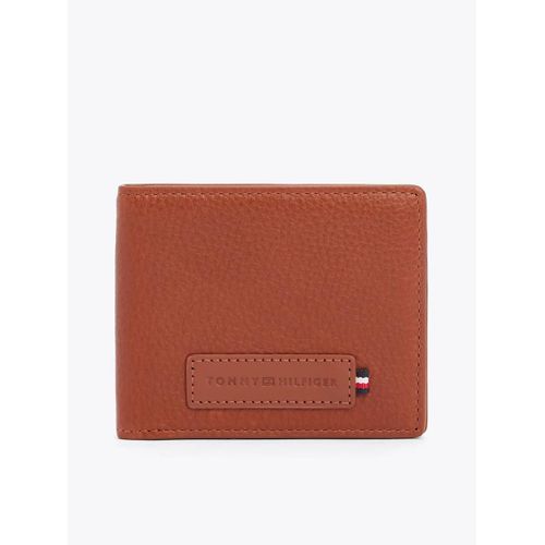 Portefeuille Premium Leather à deux volets TH PREMIUM MINI CC WALLET/Light Brown