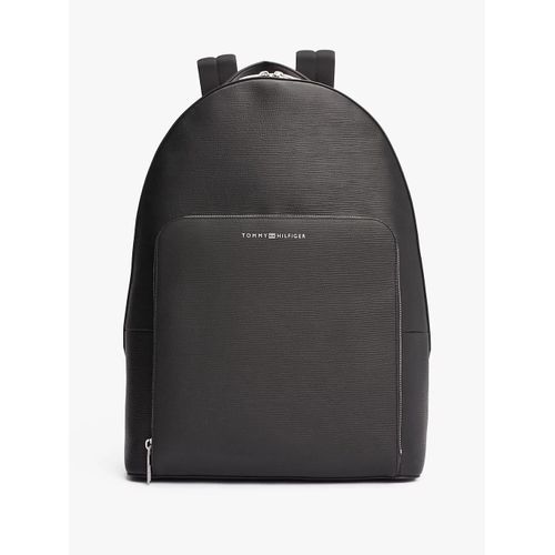 Sac à dos TH Business en cuir TH BUSINESS LEATHER BACKPACK/Black