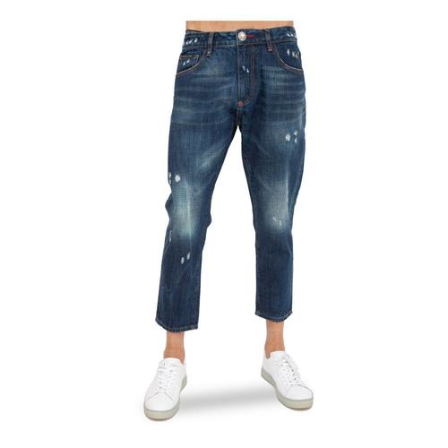 Philipp Plein - Jeans > Cropped Jeans - Blue