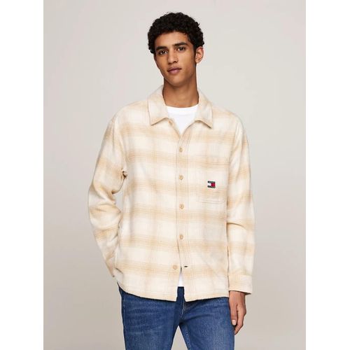 Surchemise À Carreaux En Flanelle Tjm Badge Check Overshirt/Gentle Gold Check - Xl