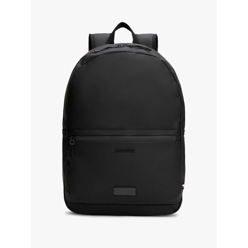 Sac à dos arrondi lisse à logo texturé TH TPU DOME BACKPACK/Black