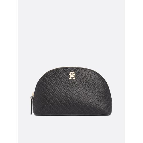 Trousse de toilette à monogramme TH gaufré TH ETERNITY WASHBAG MONO/Black