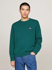 Pull Tommy Badge Avec Laine Tjm Reg Badge Sweater/Deep Seawater - S