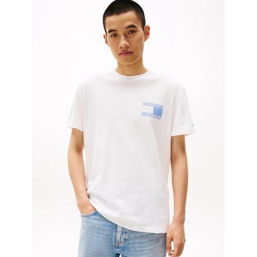 T-Shirt À Logo À Motif Cachemire Au Dos Tjm Reg Paisley Flag Tee Ext/Ecru - L