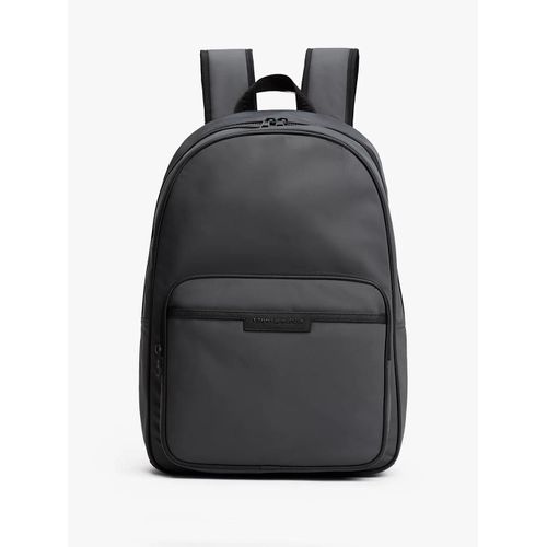 Sac à dos arrondi à logo en métal TH REPREVE BACKPACK/Dark Grey