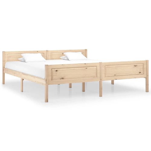 Vidaxl Cadre De Lit Sans Matelas Bois Massif De Pin 180x200 Cm