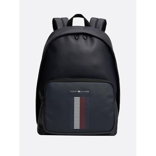 Sac à dos arrondi avec poche en piqué TH FOUNDATION PQUE BACKPACK/Space Blue