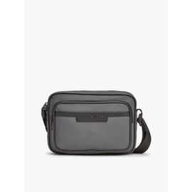 Sac reporter à bandoulière et logo en métal TH REPREVE EW REPORTER/Dark Grey