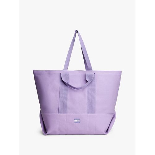 Cabas en toile à logo ton sur ton TJW TOTE EDITION CANVAS/Ophelia Purple