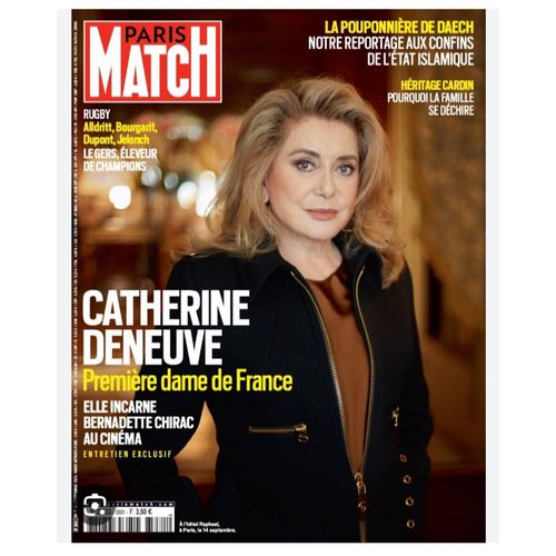 Paris Match 3881. Catherine Deneuve , Première Dame De France