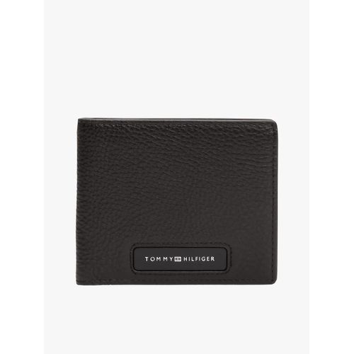 Portefeuille deux volets à monogramme TH TH MONOGRAM CC AND COIN/Black