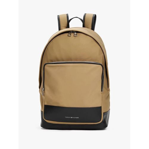 Sac à dos TH Business à logo en métal TH BUSINESS NYLON BACKPACK/Sandalwood