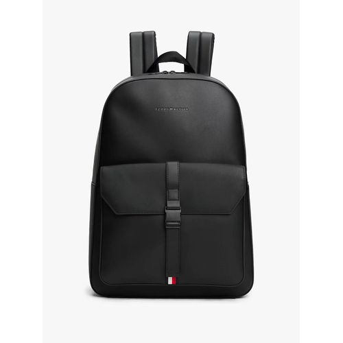 Sac à dos arrondi à logo en métal TH FOUNDATION BACKPACK/Black