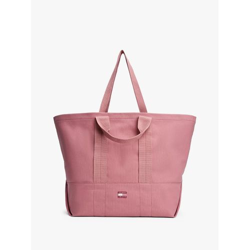 Cabas en toile à logo ton sur ton TJW TOTE EDITION CANVAS/Tahiti Berry
