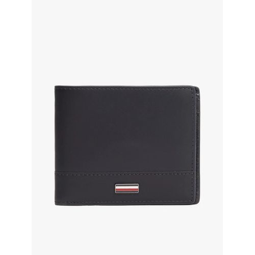 Portefeuille à deux volets Corporate en cuir TH CORP CC AND COIN/Space Blue