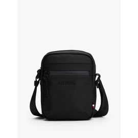 Sac reporter à bandoulière et logo texturé TH TPU MINI REPORTER/Black