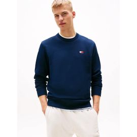 Sweat En Tissu Éponge À Badge Tommy Tjm Reg Badge Crew Ext/Dark Blue - M