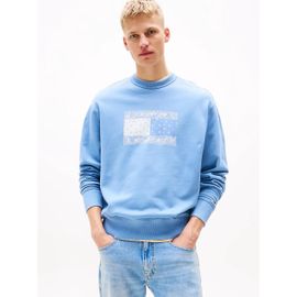 Sweat Décontracté À Logo À Motif Cachemire Tjm Rlx Paisley Flag Crew Ext/Colorado Blue - M