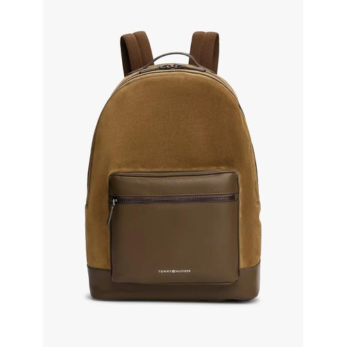 Sac à dos Casual en suédine TH CASUAL SUEDE BACKPACK/Coastal Taupe