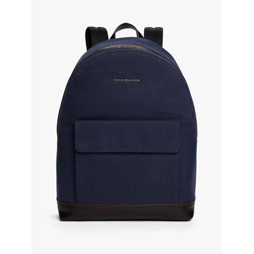 Sac à dos casual à logo en métal TH CASUAL PREP BACKPACK/Preppy Navy