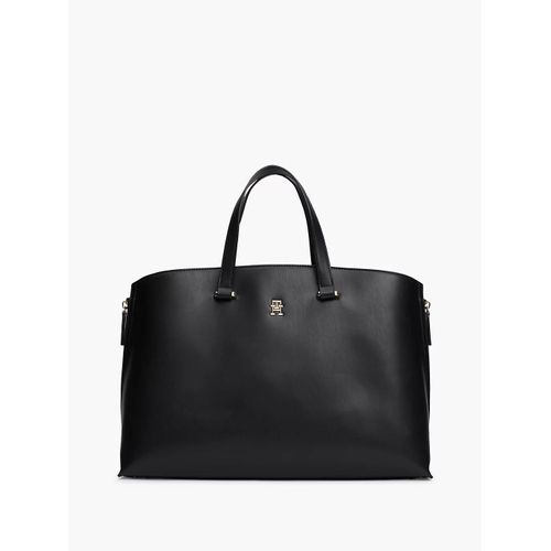 Cabas à monogramme TH TH MODERN TOTE/Black