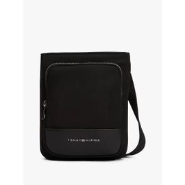 Sac bandoulière TH Business à logo en métal TH BUSINESS NYLON MINI CROSSOVER/Black