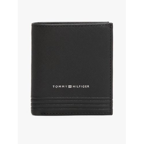 Portefeuille deux volets TH Business en cuir TH BUSINESS TRIFOLD/Black