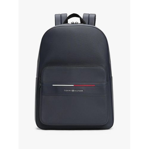 Sac à dos emblématique texturé TH FOUNDATION BACKPACK/Space Blue