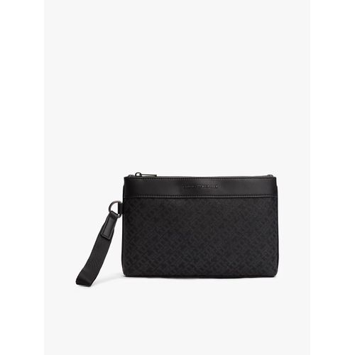 Pochette TH Monogram TH MONOGRAM POUCH/Black