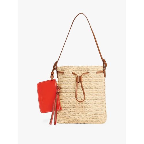 Pochette en raphia ABO TH SUMMER SHOP RAFFIA POUCH/Natural Raffia