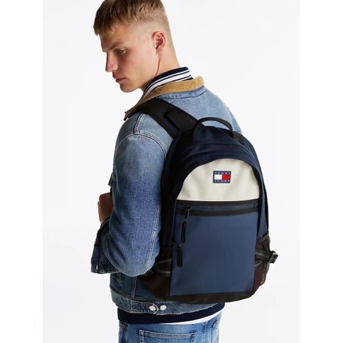 Sac à dos colour-block à logo en caoutchouc TJM FRESHMAN BACKPACK/Winter Corporate