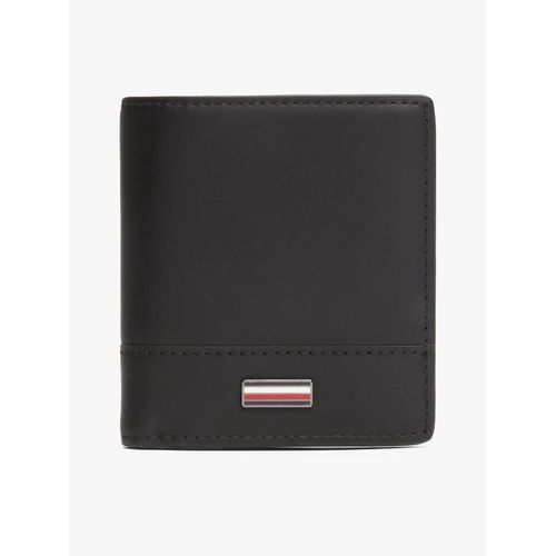 Portefeuille à trois volets Corporate en cuir TH CORP TRIFOLD/Black