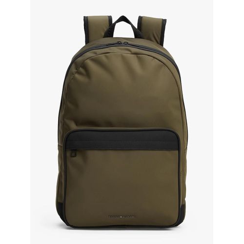 Sac à dos à double fermeture Éclair et logo TH REPREVE BACKPACK/Platinum Olive