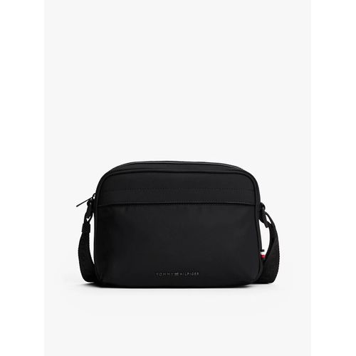 Petit sac bandoulière à logo en métal TH REPREVE CAMERA BAG/Black