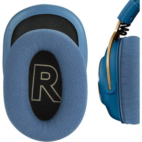Coussinets de rechange en velours pour casque Logitech G Pro, G Pro X (Bleu)