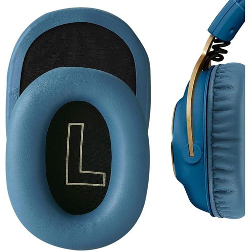 Coussinets de rechange en cuir protéiné pour casque Logitech G Pro,G Pro X(Bleu)