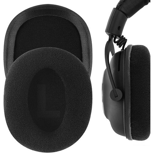 Coussinets de rechange en velours pour casque Logitech G Pro,G Pro X(Noir)