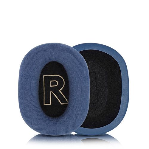 Coussinets d'oreille Compatible avec Casques Logitech G Pro,G Pro X avec Supression de Bruit Mousse à Mémoire et Couverts en velours (Bleu)