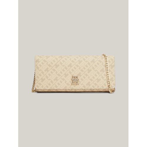 Pochette TH Monoplay à chaîne et rabat TH MONOPLAY LRG FLAP W/CHAIN/Beige