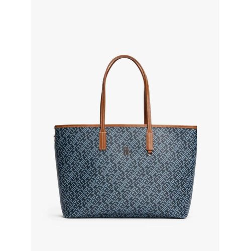 Cabas TH Monoplay TH MONOPLAY LEATHER TOTE/Space Blue