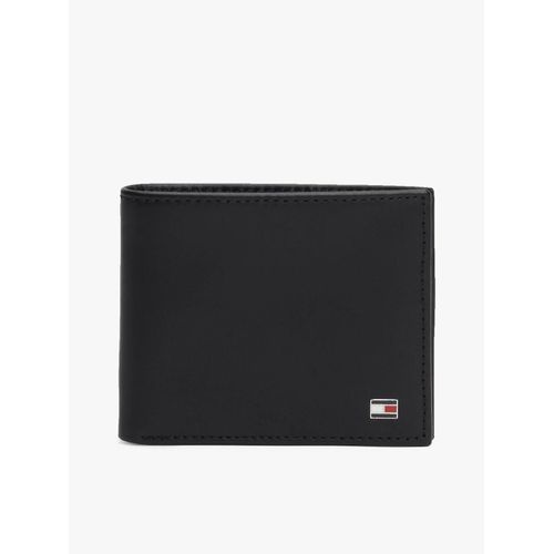 Petit portefeuille gaufré à deux volets ETON MINI CC WALLET/Black