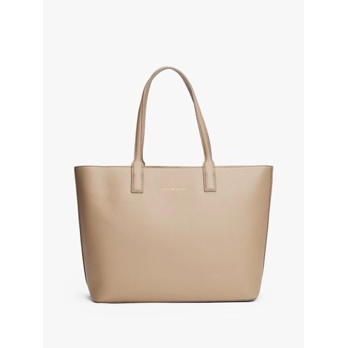 Cabas à logo TH LOGOTAPE TOTE/Coastal Taupe