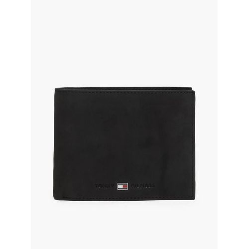 Portefeuille en cuir à trois volets JOHNSON TRIFOLD/Black