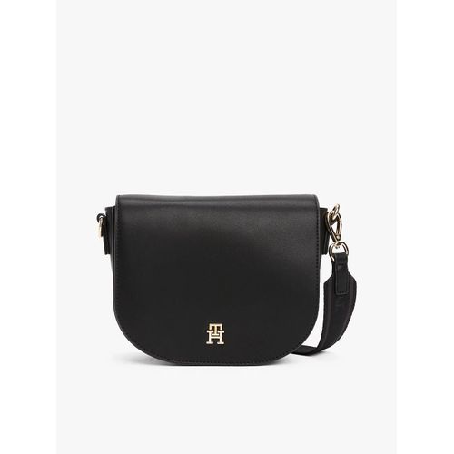 Sac besace à bandoulière à logo TH LOGOTAPE SADDLE BAG/Black