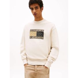 Sweat Décontracté À Logo À Motif Cachemire Tjm Rlx Paisley Flag Crew Ext/Newsprint Beige - Xxl